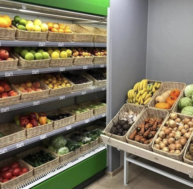 

Лоток плетений під овочі та фрукти 45x30 вис. 10 см.