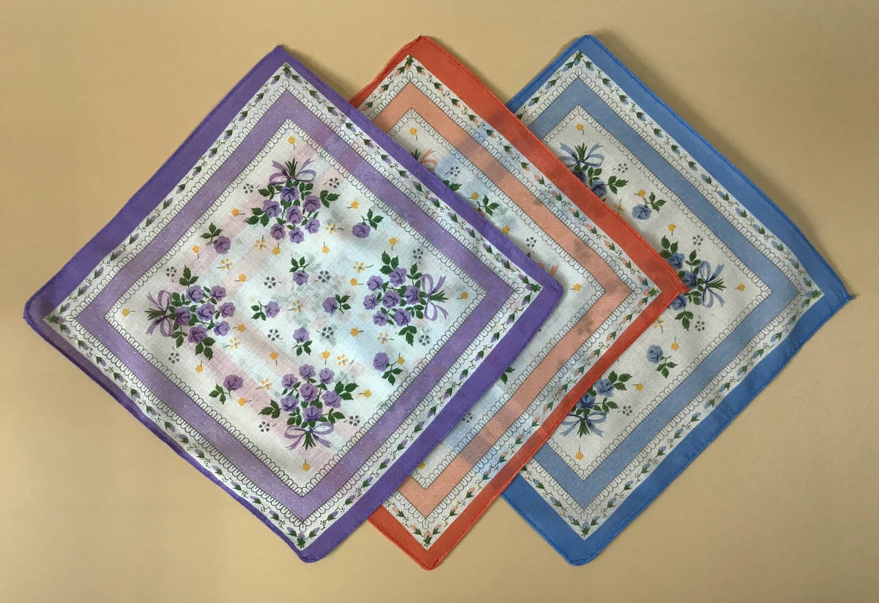 

Женский носовой платок (батист), Разные цвета