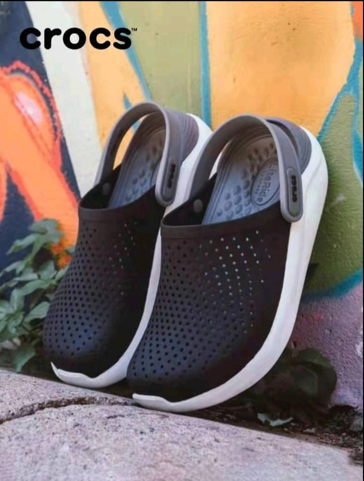 

Crocs LiteRide оригинал Black/Smoke, Черный