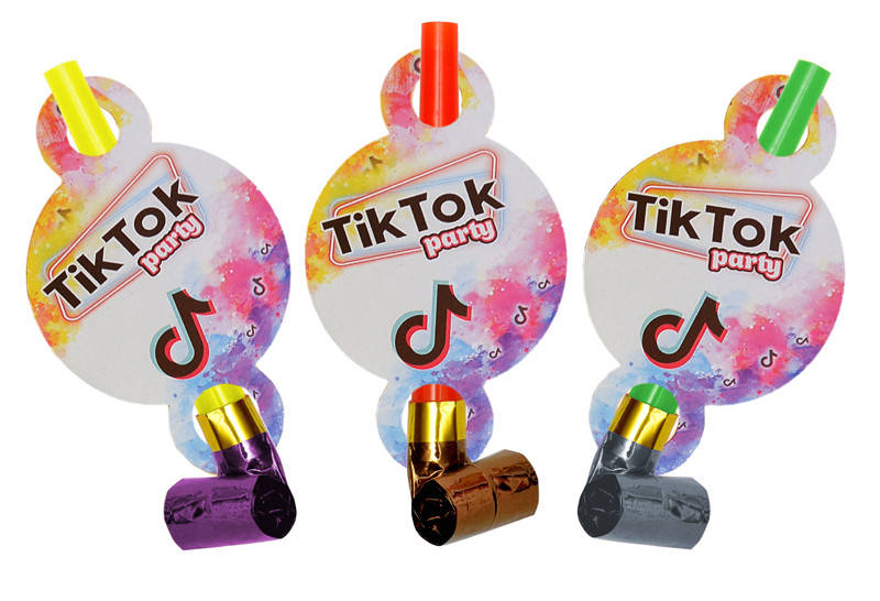 

Язычок-гудок ТikТok 6шт/уп