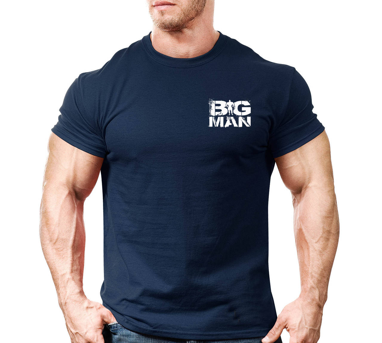 

Футболка для бодибилдинга Big Man (разные цвета) XL, Синий