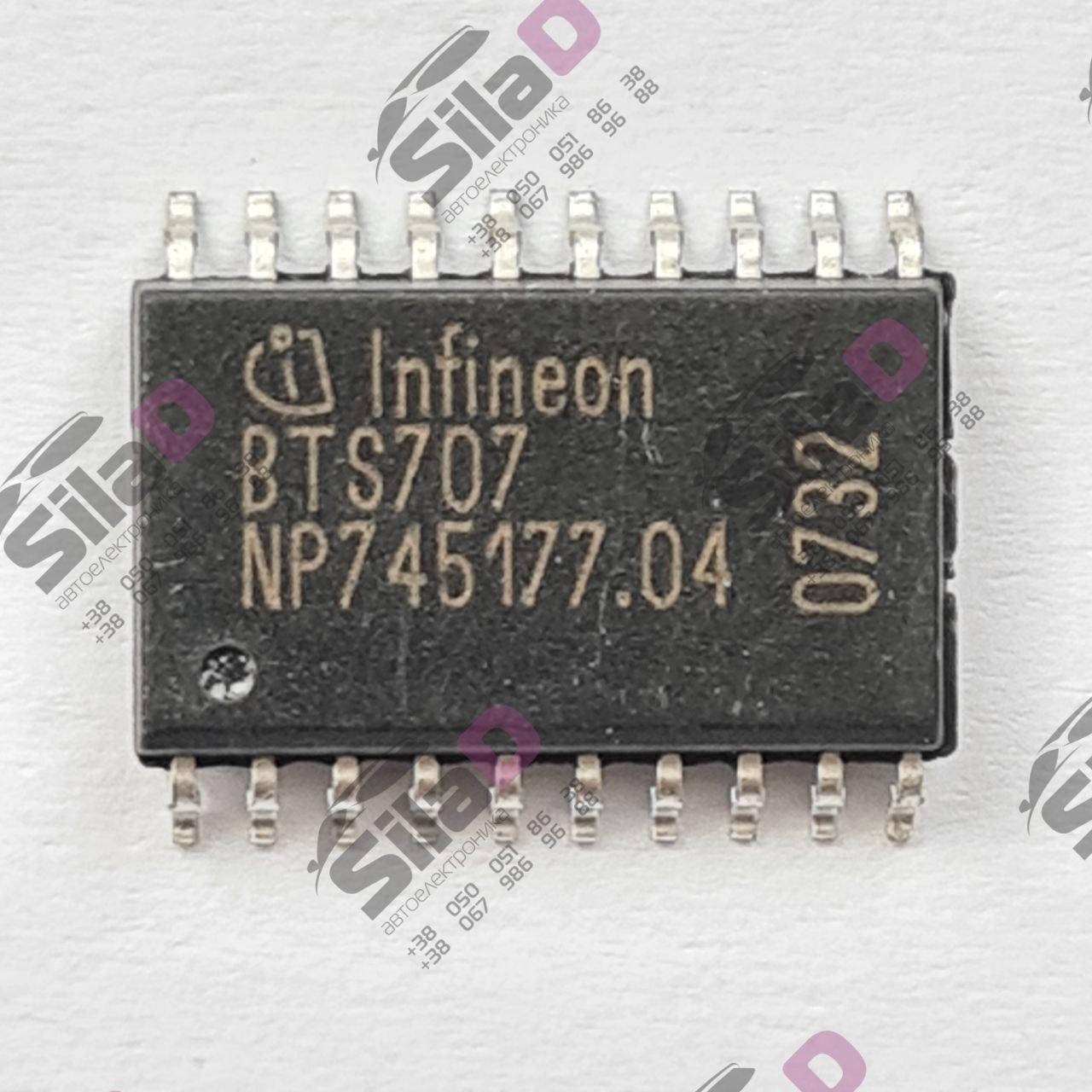 

Микросхема BTS707 Infineon корпус P-DSO-20-9