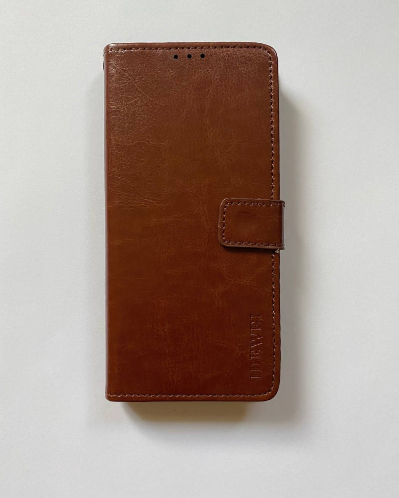 

Чехол книжка Idewei для Xiaomi Redmi Note 8T КОРИЧНЕВЫЙ
