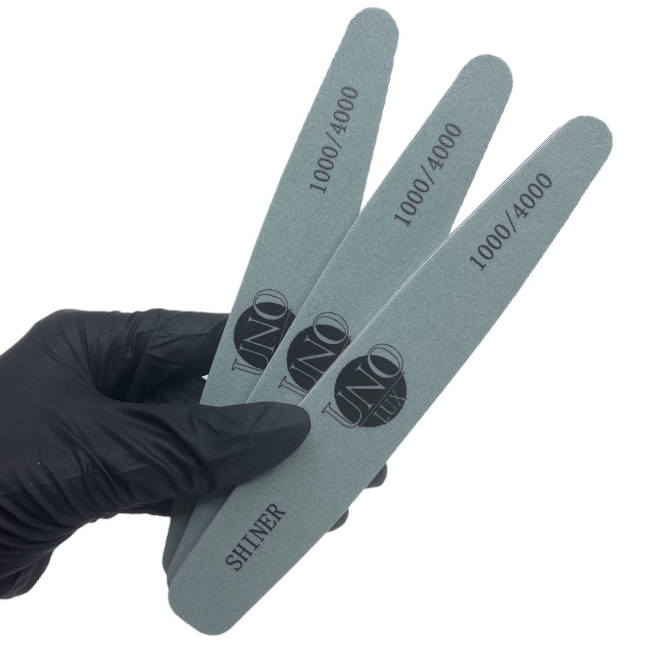 

Пилка SHINER для полировки и шлифовки ногтей, 1шт., 1000/4000грит., Абразивность