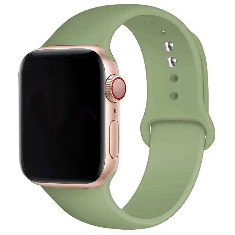 

Ремешки Apple Watch 41/40/38mm силиконовые S/M хаки
