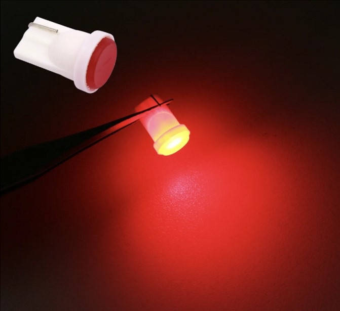 

T10 COB LED W5W лампочка автомобильная - красная