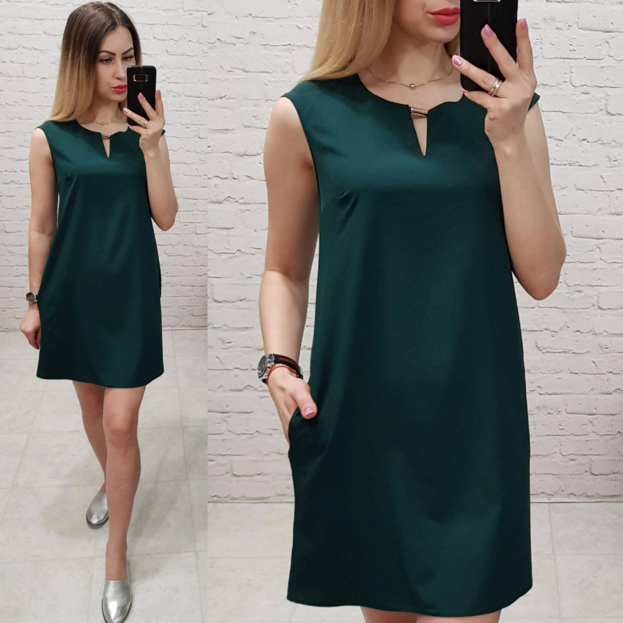 

Платье женское, модель 747/1, цвет - бутылочка 48