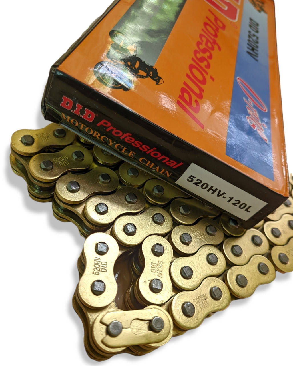 

Цепь сальниковая усиленная (O-Ring) 520НV 120 звеньев для квадроцикла ATV мотоцикла DID