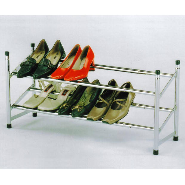 

Полка обувная "WSR-0222", раздвижная, 2-ярусная.