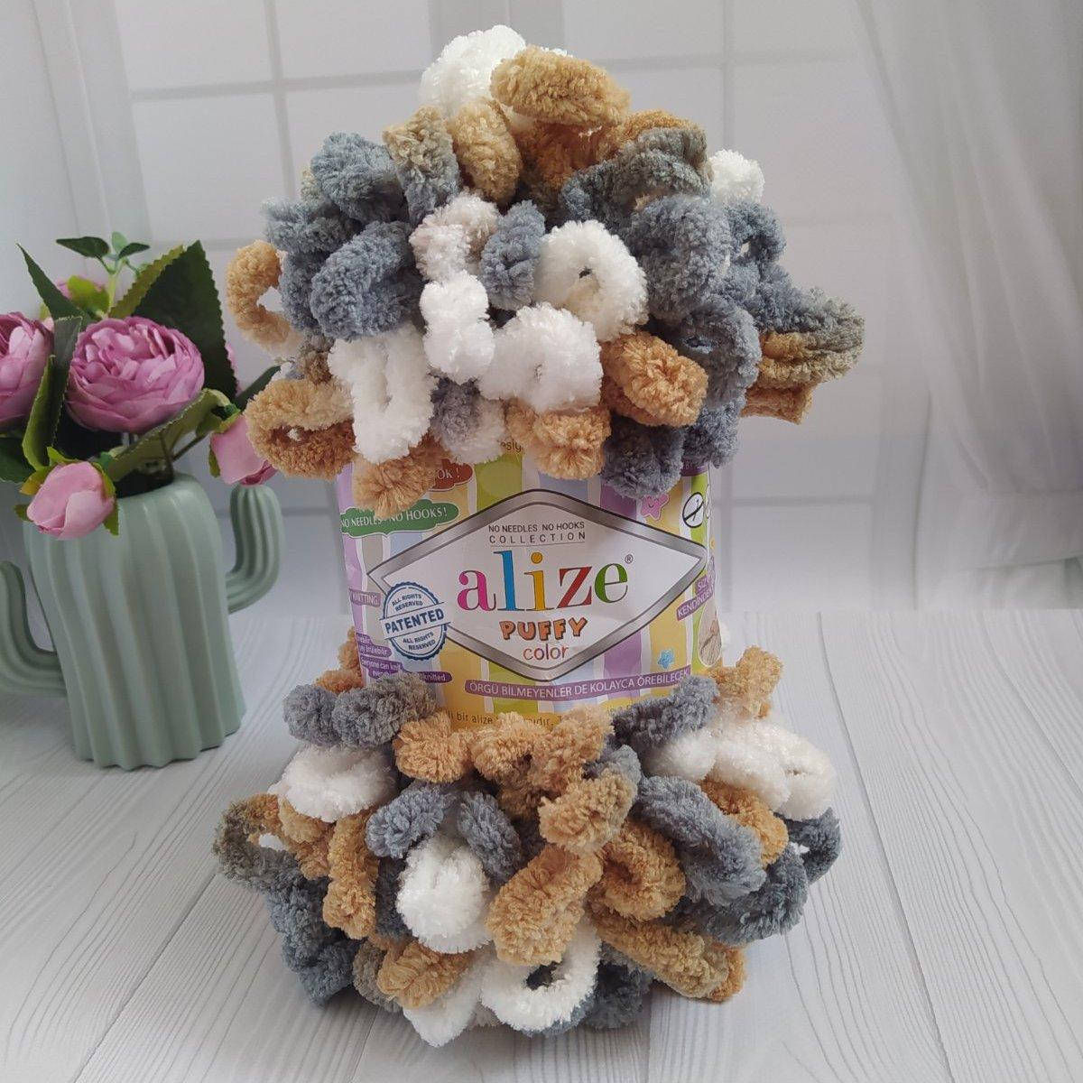 

Alize Puffy Color №6395, Разные цвета