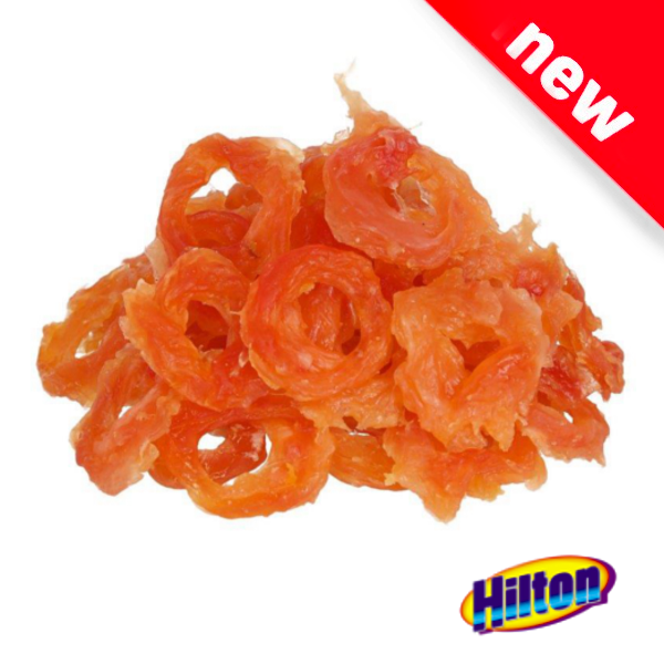 

Ласощі для собак м'які кільця з курки 500г