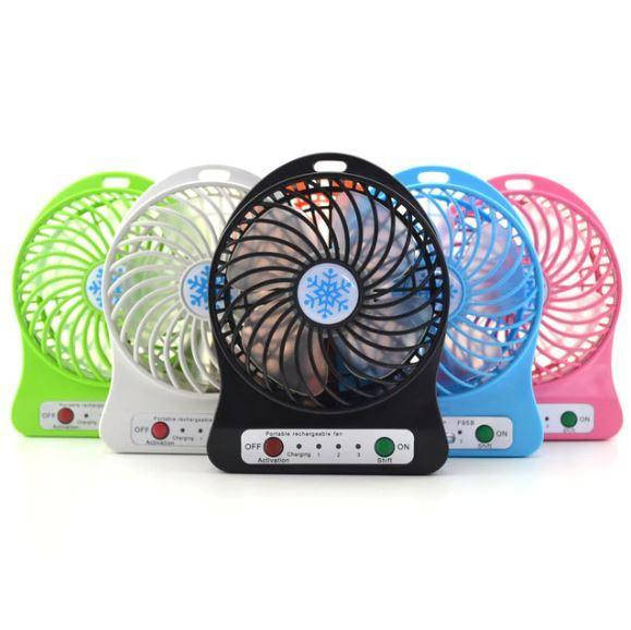 

Портативный USB мини-вентилятор с аккумулятором Portable Mini Fan (настольный), хорошая цена