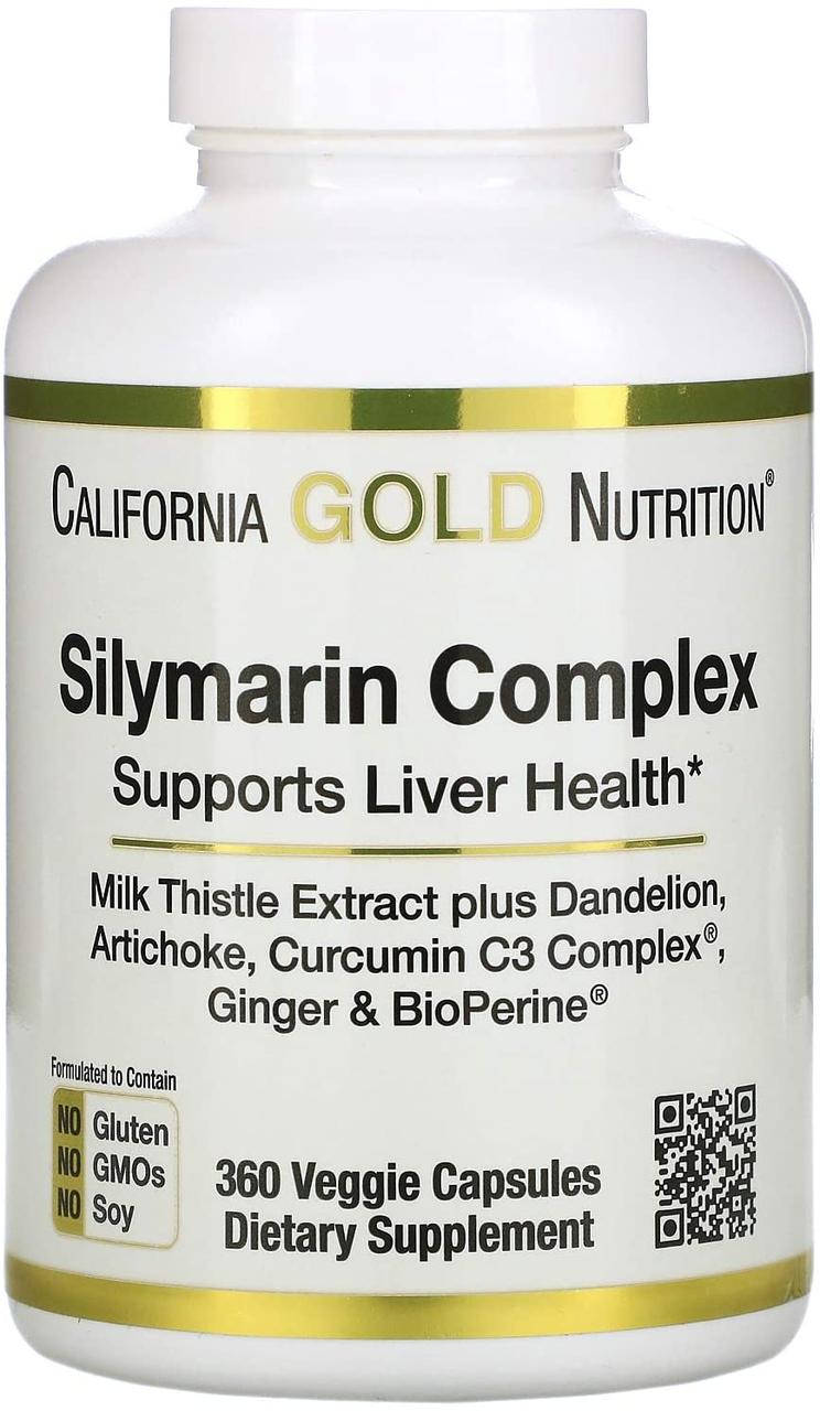 

California Gold Nutrition Silymarin Complex 360 капсул