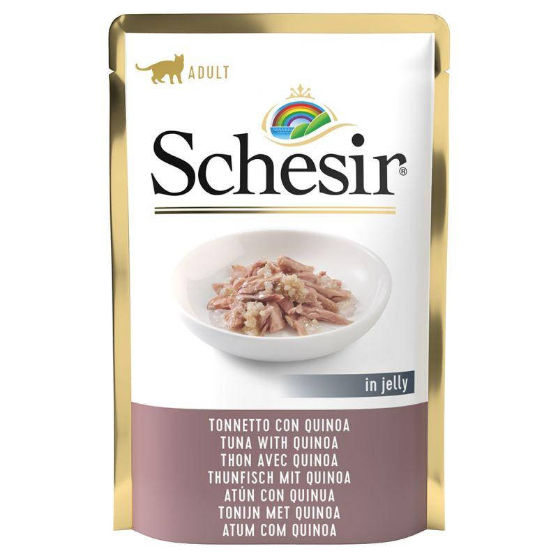

Schesir консервы для кошек тунец и киноа в желе