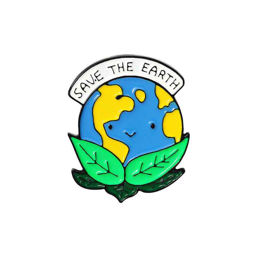 

"Спасти Землю Save the Earth" значок (пин) металлический