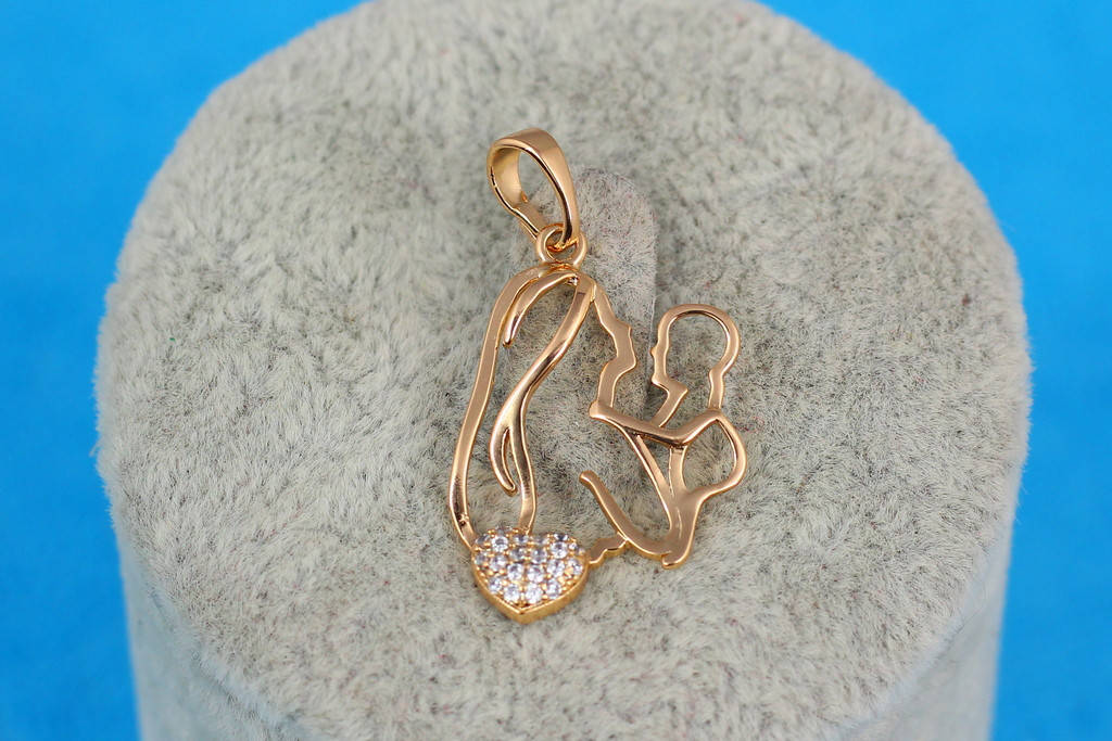 

Кулон Xuping Jewelry мать и дитя 2.3 см золотистый