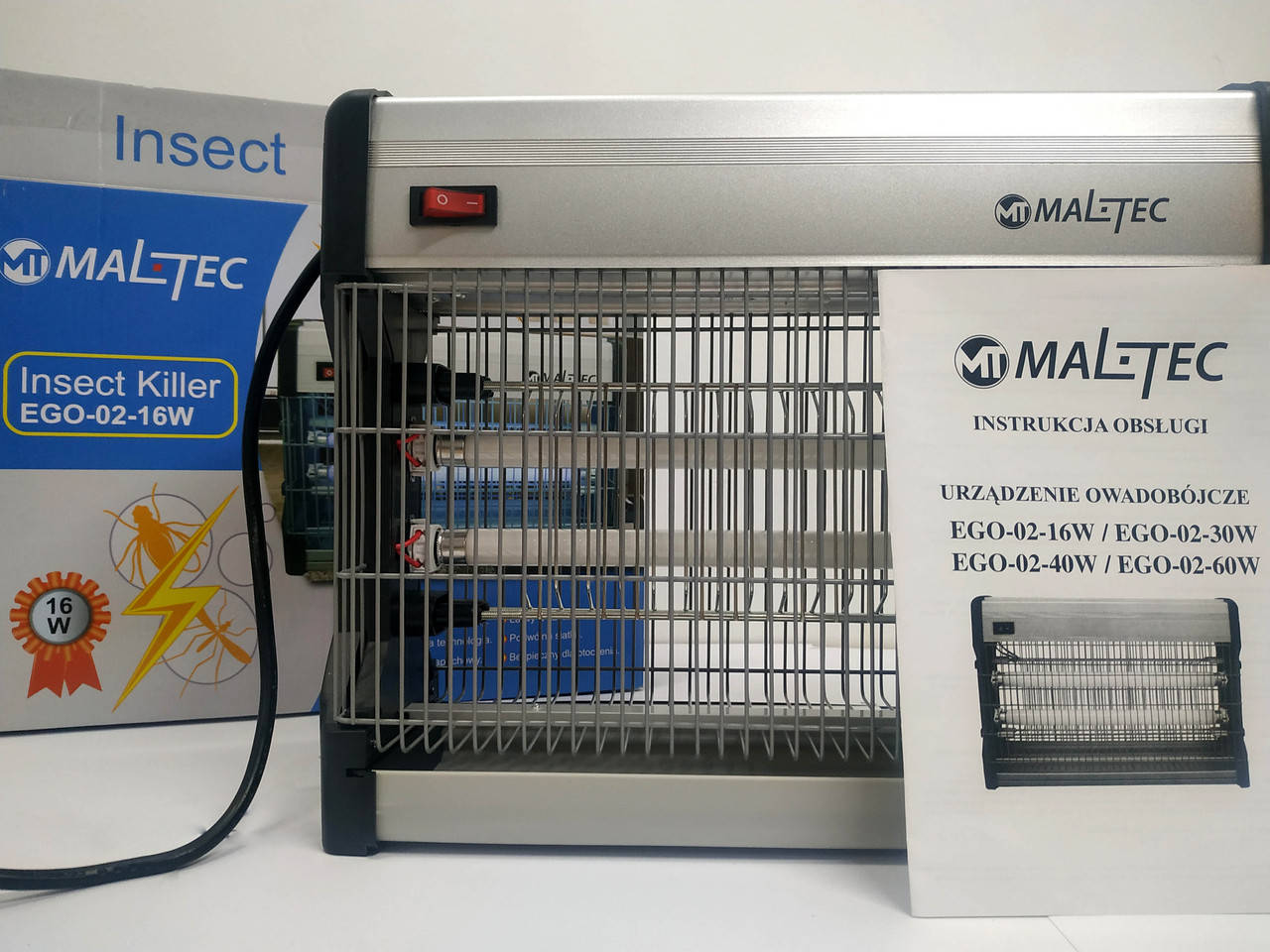 

Инсектицидная лампа Maltec EGO-02 (Уничтожитель насекомых) 50m2
