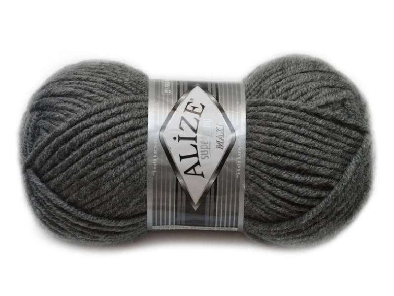 

Alize Superlana maxi, №182 средне-серый