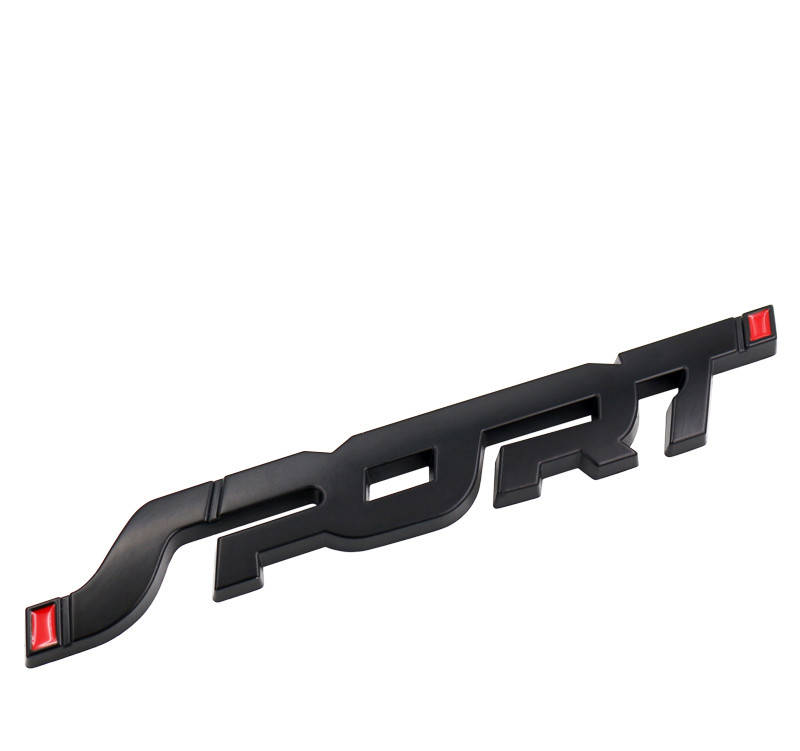 

3D эмблема Sport - черная