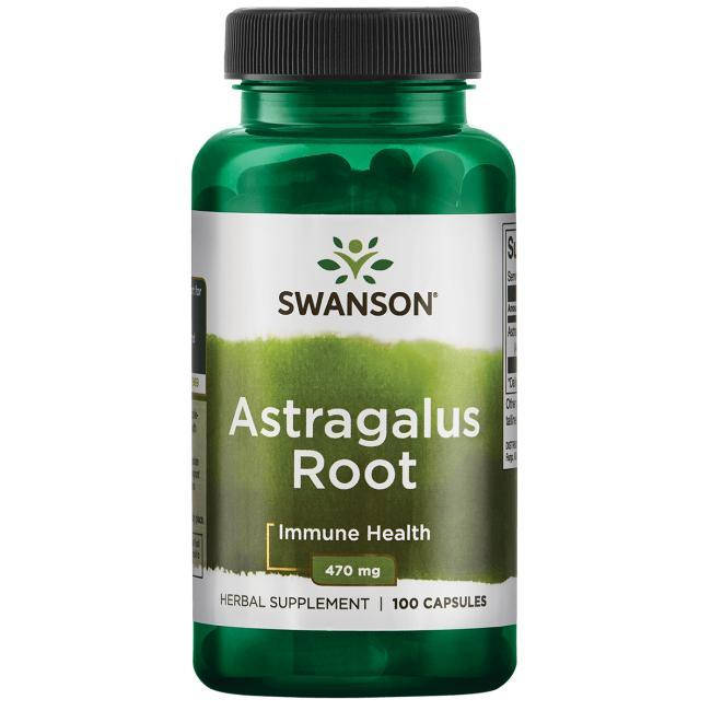 

Swanson Premium Astragalus Root, Корень астрагала, 470 мг, 100 капсул