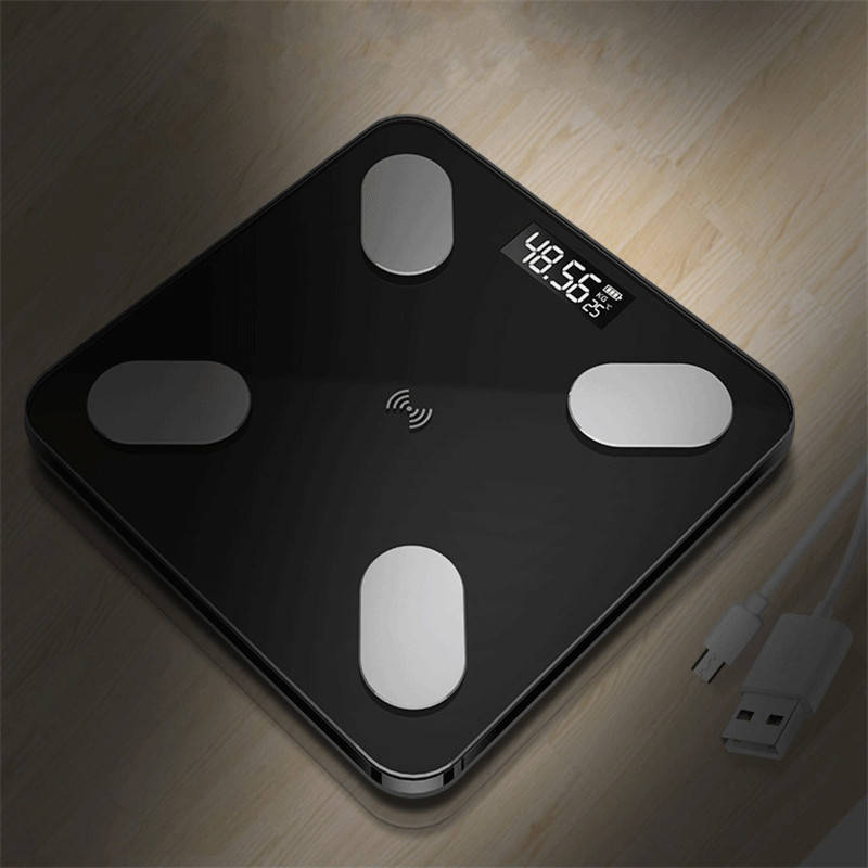 

Напольные умные весы контроля тела с приложением на телефон180 кг Domotec №1443