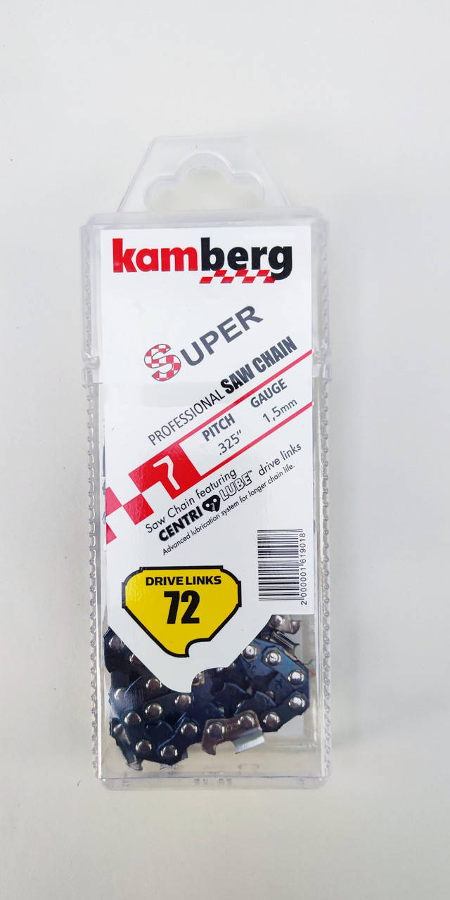 

Цепь для бензопилы KAMBERG 18"/0,325/1,5 мм/72 звена