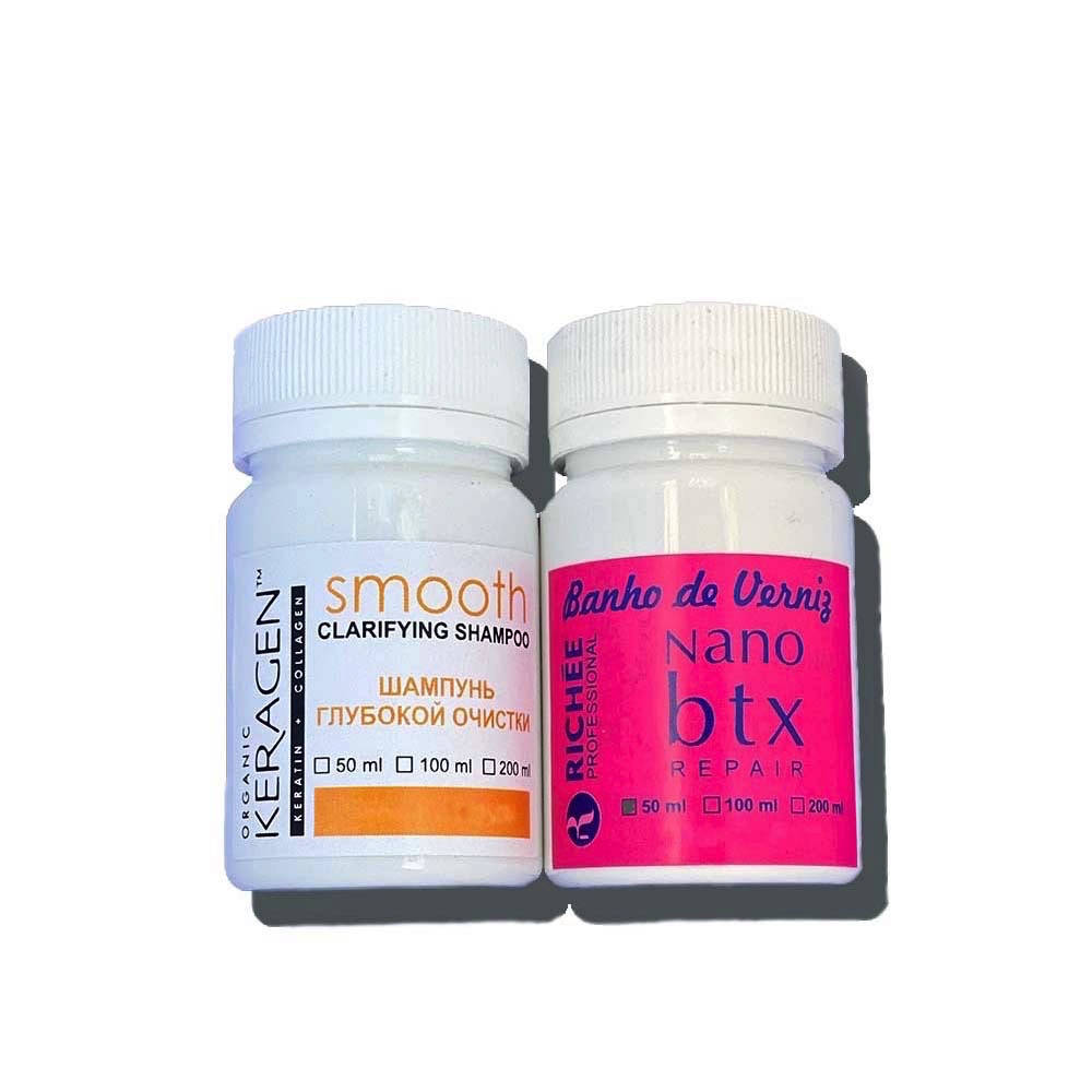

Richée Banho de Verniz Nano Btx Набор ботекс-глянец для волос 30 мл/50 мл