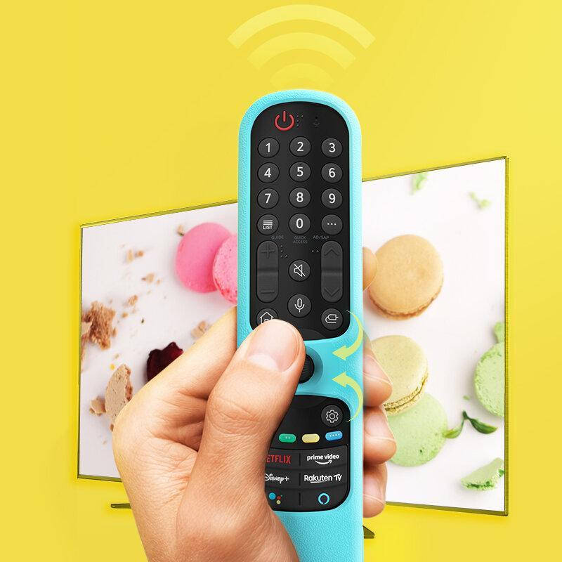 

Чехол на пульт Lg Magic Remote AN-MR21, пульт от телевизора LG 2021 года выпуска Бирюзовый