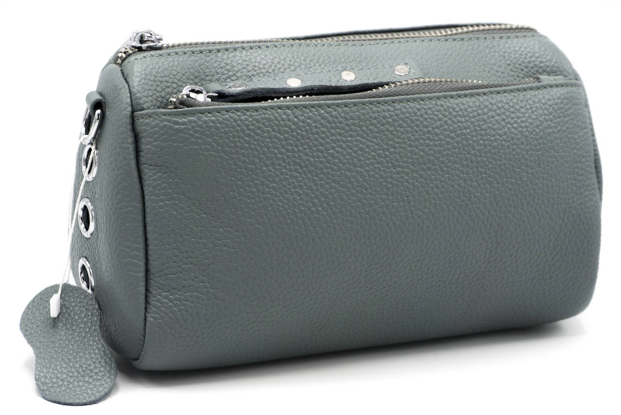 

Сумка женская из кожи NiceBags V9942-5M - Голубая, Бирюзовый