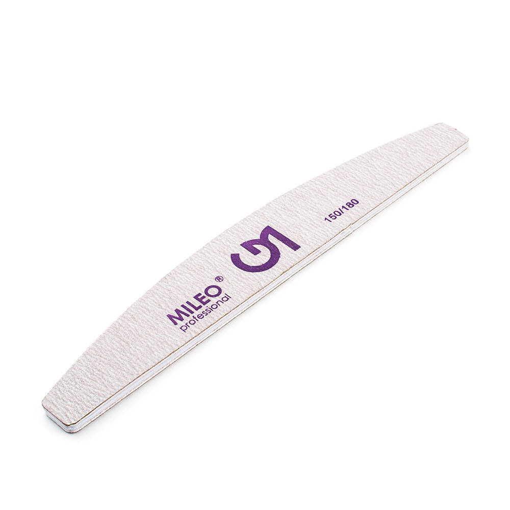 

Пилка Mileo 150/180 Пилочка для ногтей Пилка для маникюра лодочка.