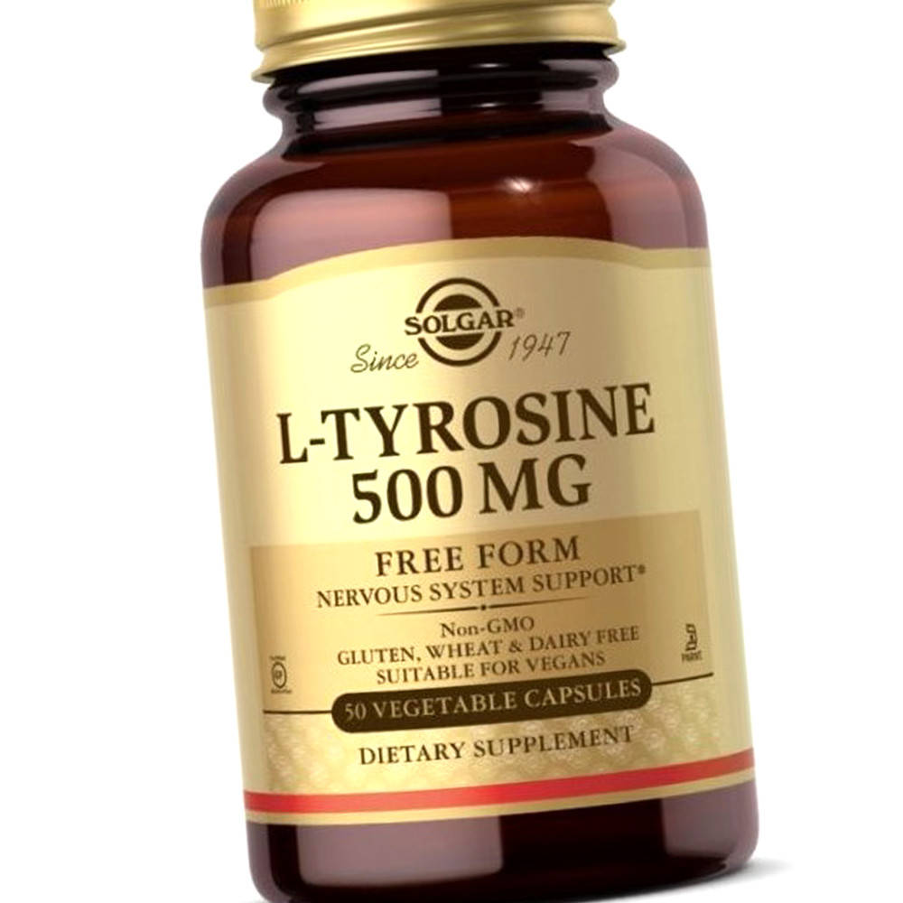 

L-Тирозин Солгар Solgar L-Tyrosine 500 mg 50 растительных капсул
