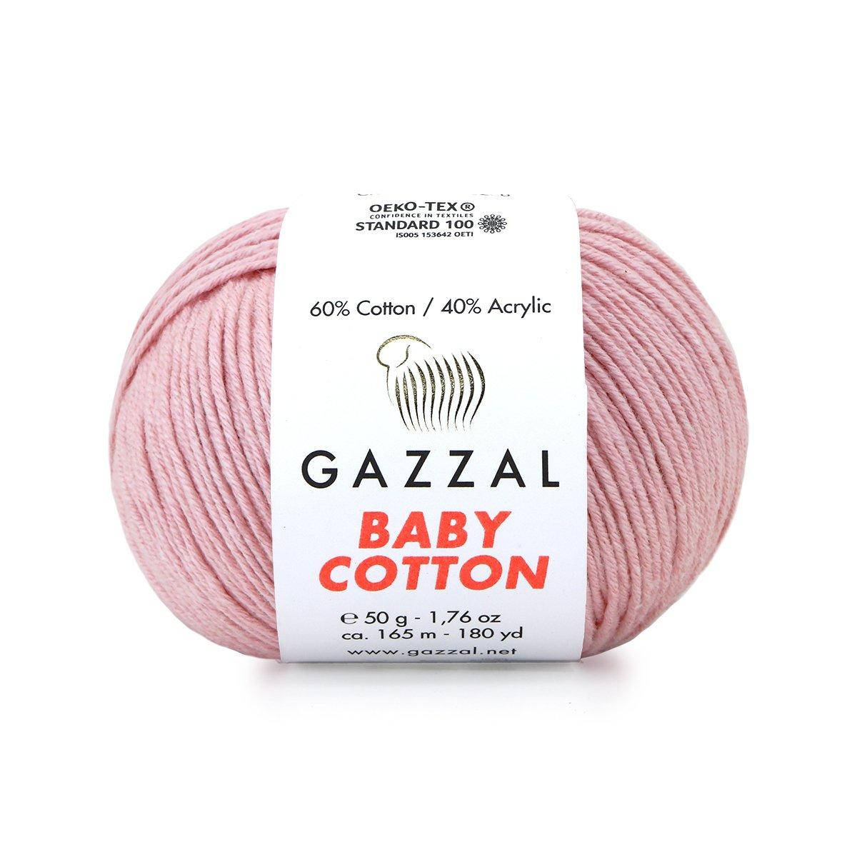 

Gazzal Baby Cotton № 3444 пудра