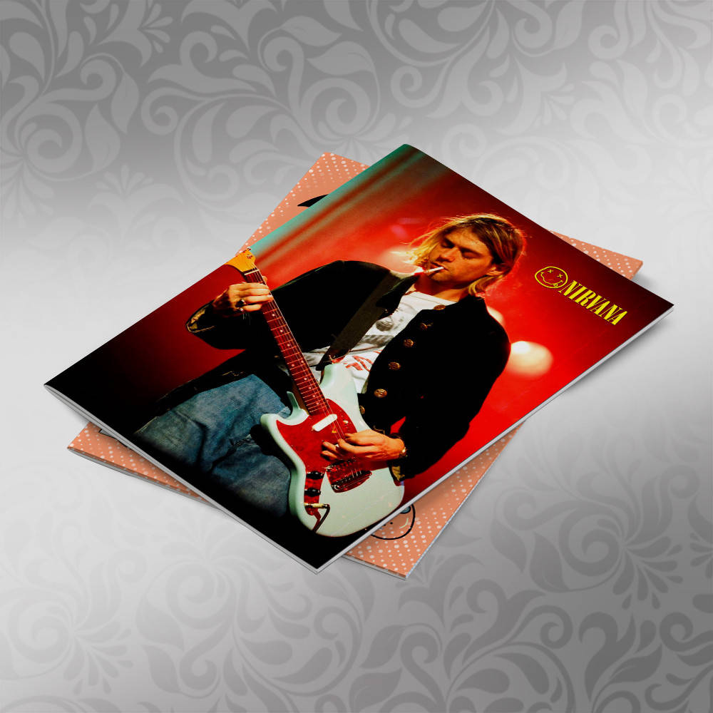 

Тетрадь А5 скоба 48 л. клетка Nirvana 009