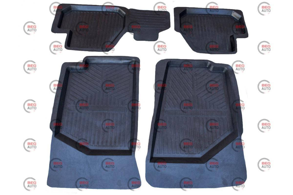 

Коврики салона ВАЗ 1118, 2190 Granta, Megane, Scenic борт 4см, с перемычкой