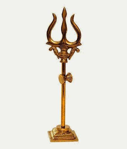 

Тризуб Шрі Шіви Трішул 20 см, Bronze Trishul, Тришул Трезубец, Аюрведа Здесь