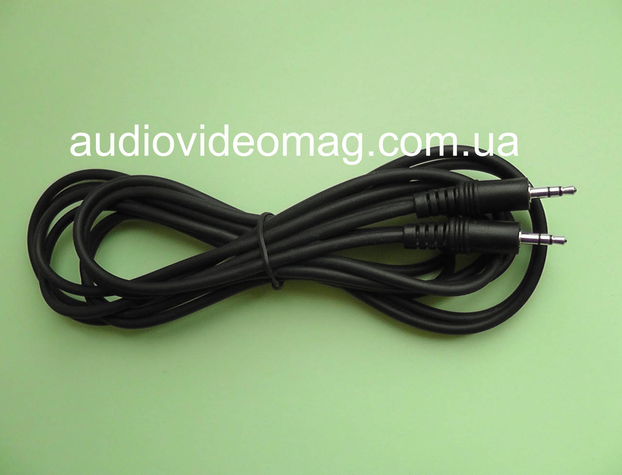 

Кабель AUX стерео 3.5 штекер-штекер, длина 3 метра, толщина - 4 мм, Черный