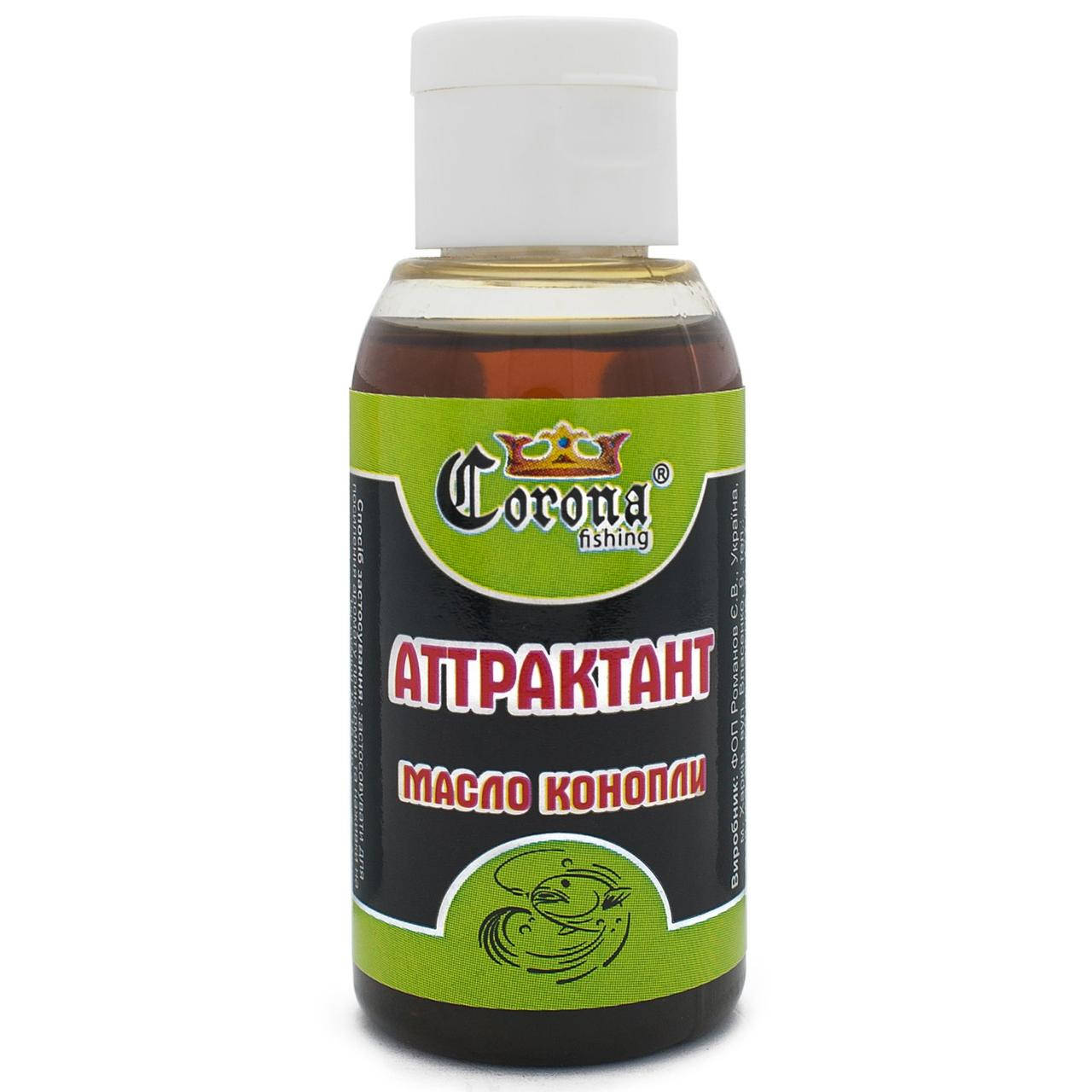 

Аттрактант Корона 30мл з капельницею Масло Коноплі ( 5шт в уп )