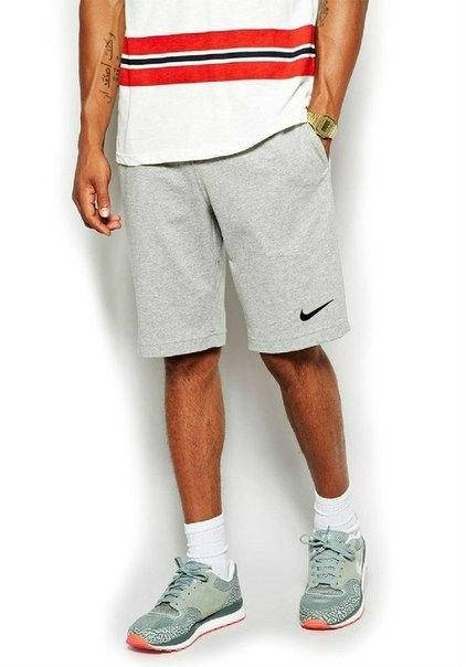 

Летние трикотажные шорты Найк, мужские спортивные шорты Nike XS серые, Серый