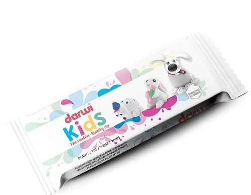 

Самозатвердевающая пластика детская, БЕЛЫЙ, 500 г, DARWI Kids