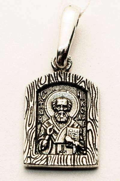 

Маленькая серебряная ладанка Николай Чудотворец