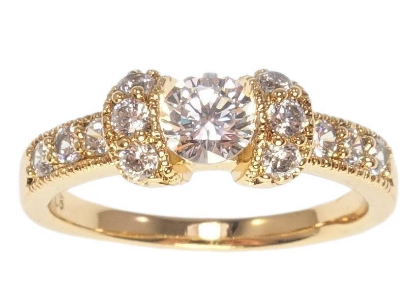 

Кольцо Xuping Позолота 18K "Декоративный бант" р.17,17.5,18,19
