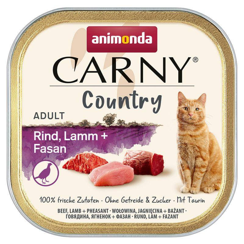 

Animonda Carny Country говядина,ягненок и фазан влажный корм для котов (100г)
