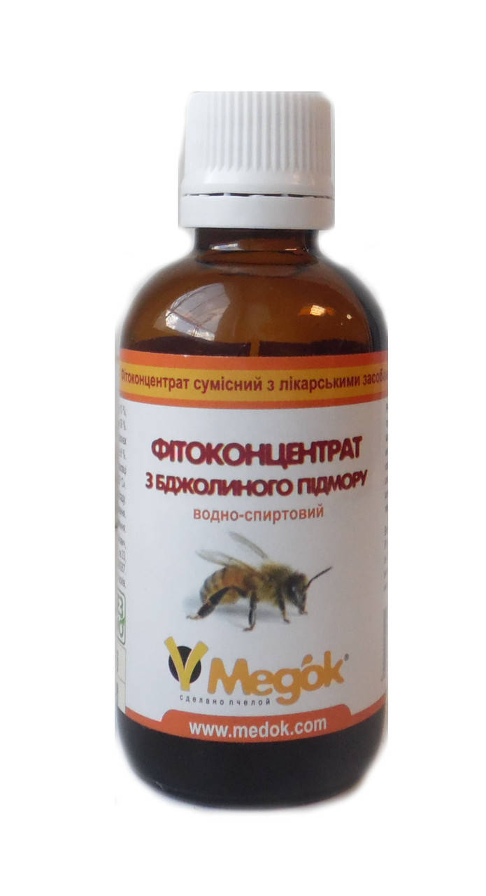 

Фитоконцентрат пчелиного подмора водно-спиртовая настойка 50 мл Медок