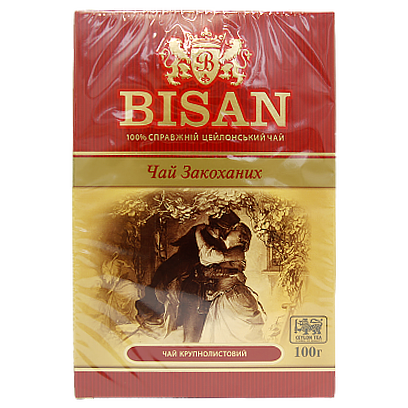 

Чай чорний Бісан чай закоханих Bisan lovers tea 100g 60шт/ящ (Код : 00-00010295)