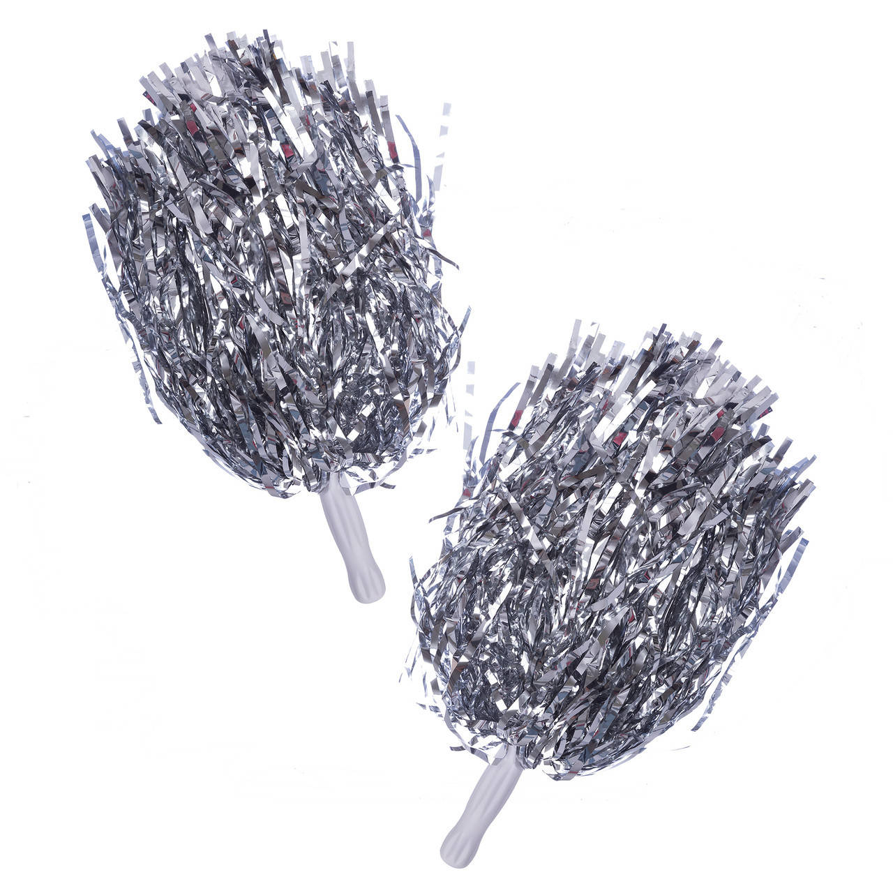 

Помпоны для черлидинга и танцев Pom-Poms серебристые, сиреневые серебристый