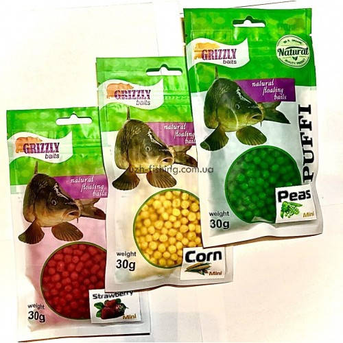 

Воздушное тесто Grizzly Клубника 30г