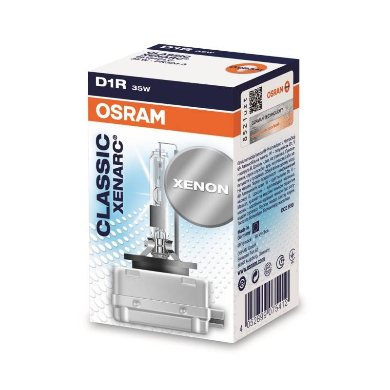 

Штатная лампа ксеноновая с цоколем D1R Osram Xenarc Classic 66150CLC ОРИГИНАЛ