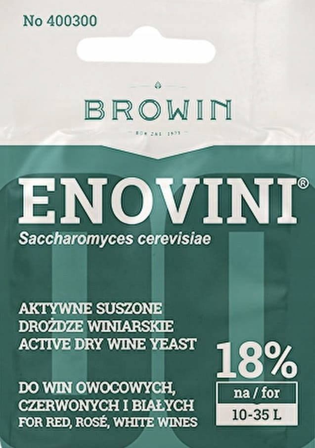 

Винные дрожжи ENOVINI "Browin"(Польша). Универсальные дрожжи для виноградных и плодовых вин