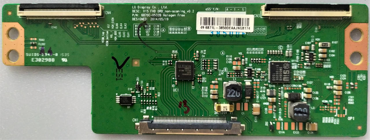 

Плата T-CON LG 6870C-0532B