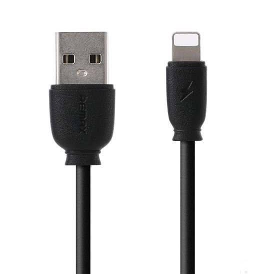 

USB кабель Lightning Remax Fast Charging RC-134i, 1m black, Черный